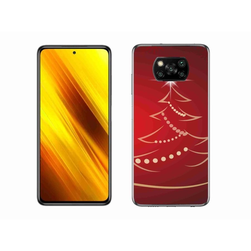 Gélový kryt mmCase na mobil Xiaomi Poco X3 Pro - kreslený vianočný stromček