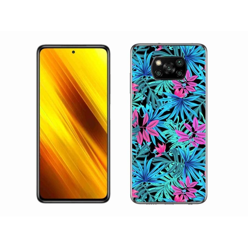 Gélový kryt mmCase na mobil Xiaomi Poco X3 Pro - kvety 3