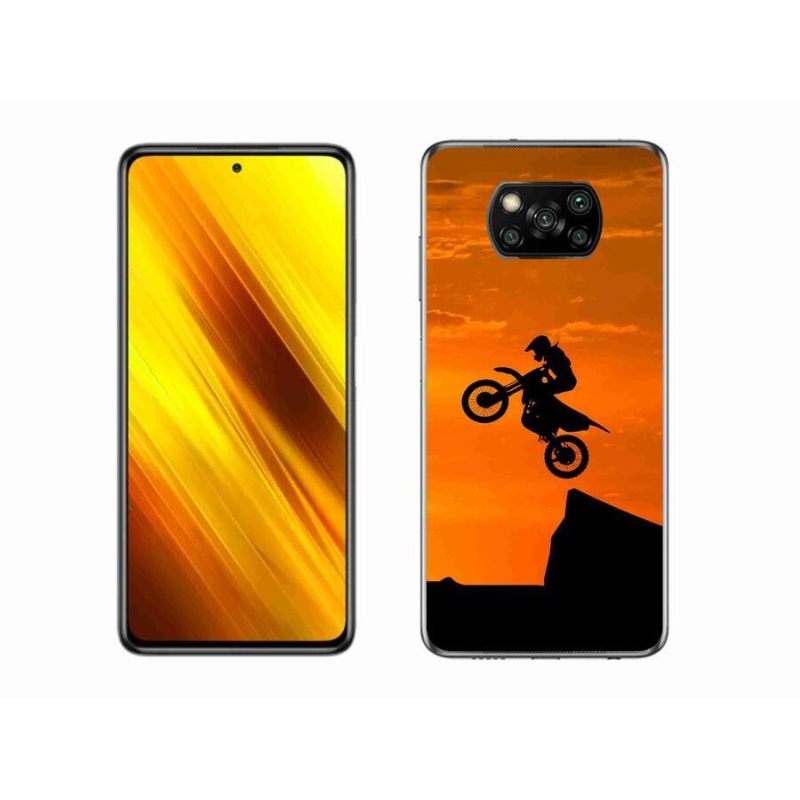Gélový kryt mmCase na mobil Xiaomi Poco X3 Pro - motocross