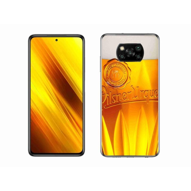 Gélový kryt mmCase na mobil Xiaomi Poco X3 Pro - pivo