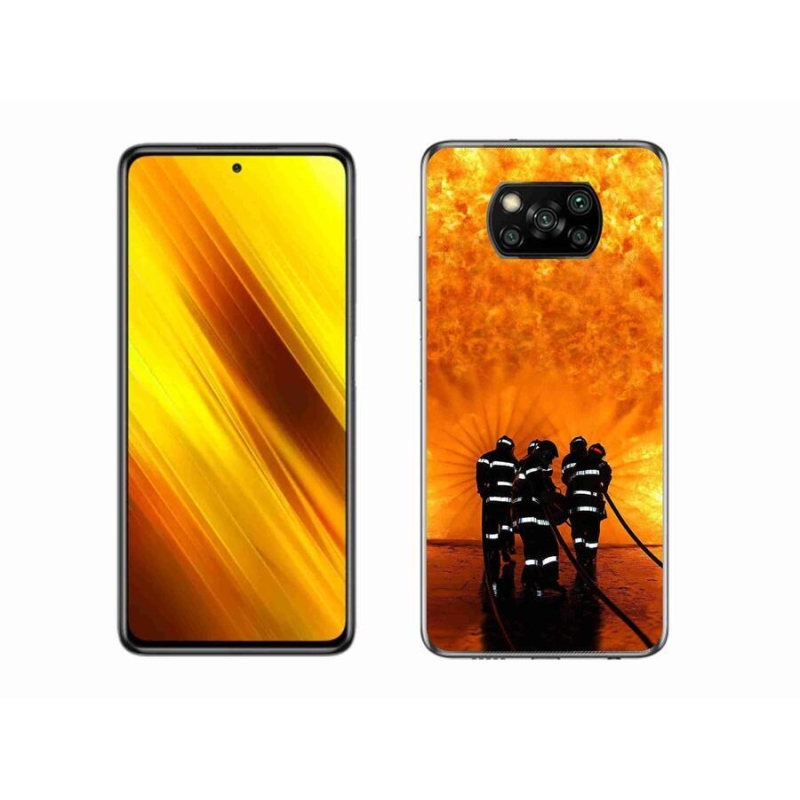 Gélový kryt mmCase na mobil Xiaomi Poco X3 Pro - požiar