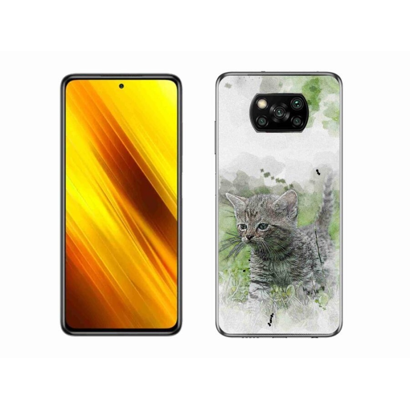 Gélový kryt mmCase na mobil Xiaomi Poco X3 Pro - roztomilé mačiatko 1