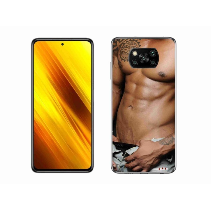 Gélový kryt mmCase na mobil Xiaomi Poco X3 Pro - sexy muž