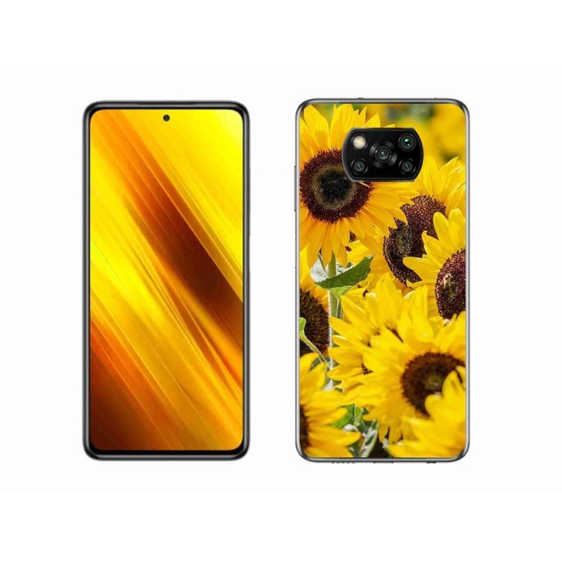 Gélový kryt mmCase na mobil Xiaomi Poco X3 Pro - slnečnica