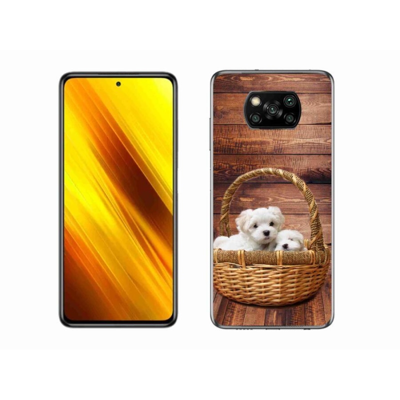 Gélový kryt mmCase na mobil Xiaomi Poco X3 Pro - šteniatka