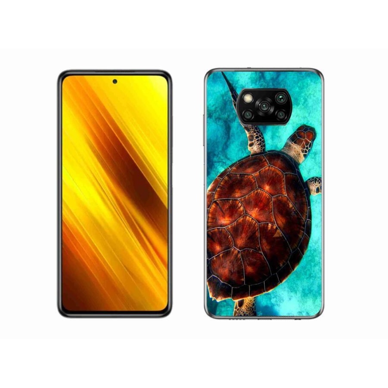 Gélový kryt mmCase na mobil Xiaomi Poco X3 Pro - korytnačka