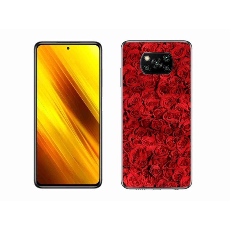 Gélový kryt mmCase na mobil Xiaomi Poco X3 - ruža