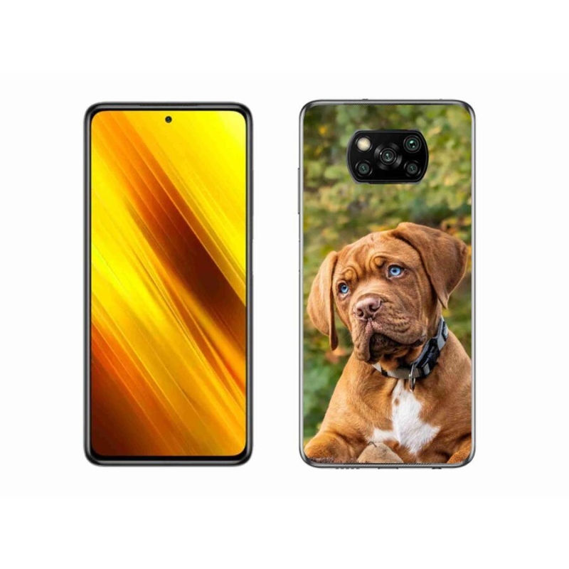 Gélový kryt mmCase na mobil Xiaomi Poco X3 - šteňa