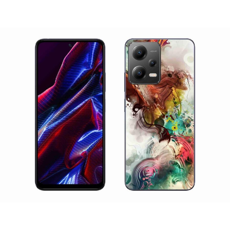 Gélový kryt mmCase na mobil Xiaomi Poco X5 5G - abstrakt 1