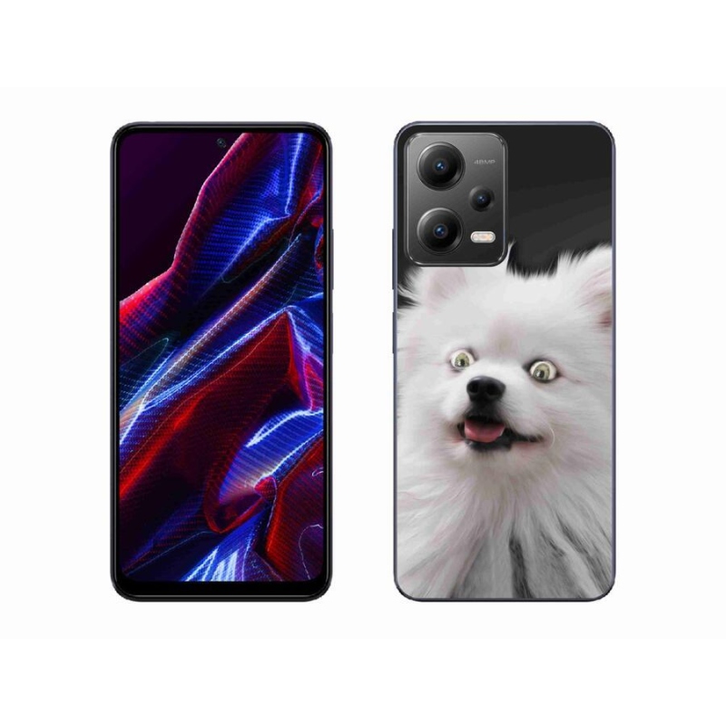 Gélový kryt mmCase na mobil Xiaomi Poco X5 5G - biely špic