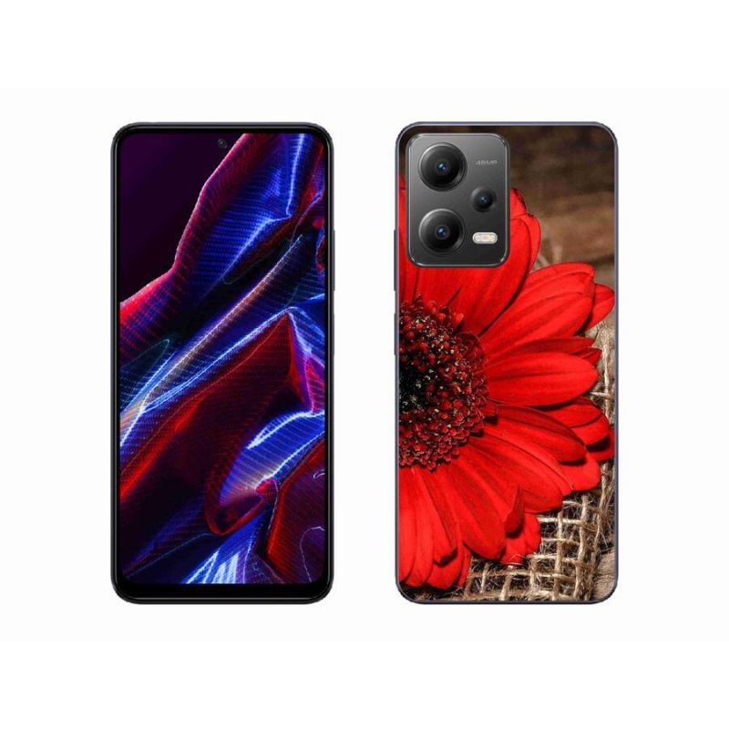 Gélový kryt mmCase na mobil Xiaomi Poco X5 5G - gerbera