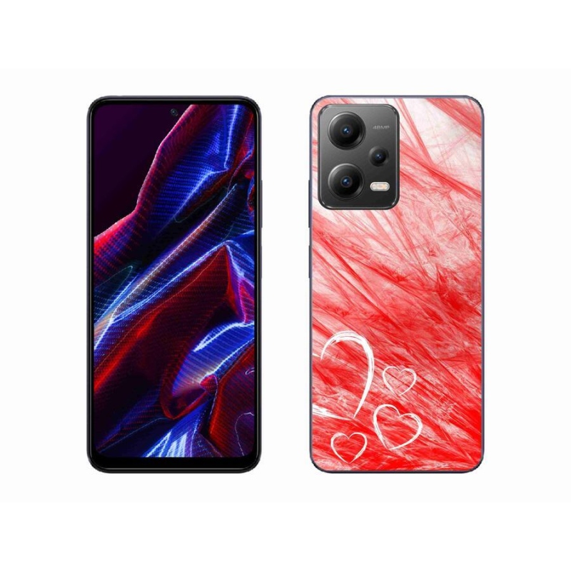 Gélový kryt mmCase na mobil Xiaomi Poco X5 5G - heart