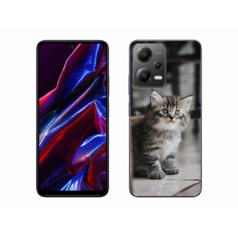 Gélový kryt mmCase na mobil Xiaomi Poco X5 5G - mačiatko