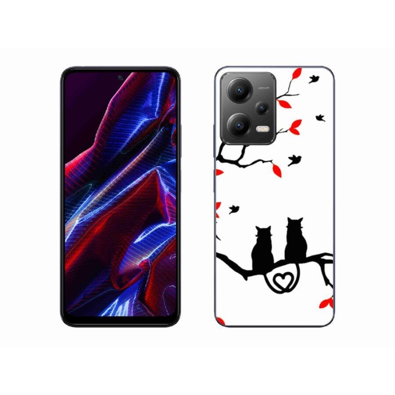 Gélový kryt mmCase na mobil Xiaomi Poco X5 5G - mačacia láska