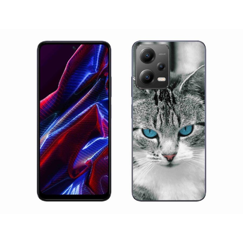 Gélový kryt mmCase na mobil Xiaomi Poco X5 5G - mačacie pohľad 1