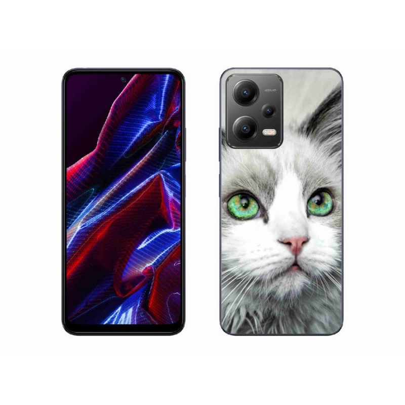 Gélový kryt mmCase na mobil Xiaomi Poco X5 5G - mačacie pohľad