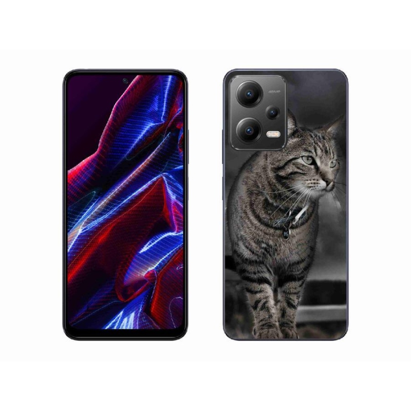 Gélový kryt mmCase na mobil Xiaomi Poco X5 5G - mačka