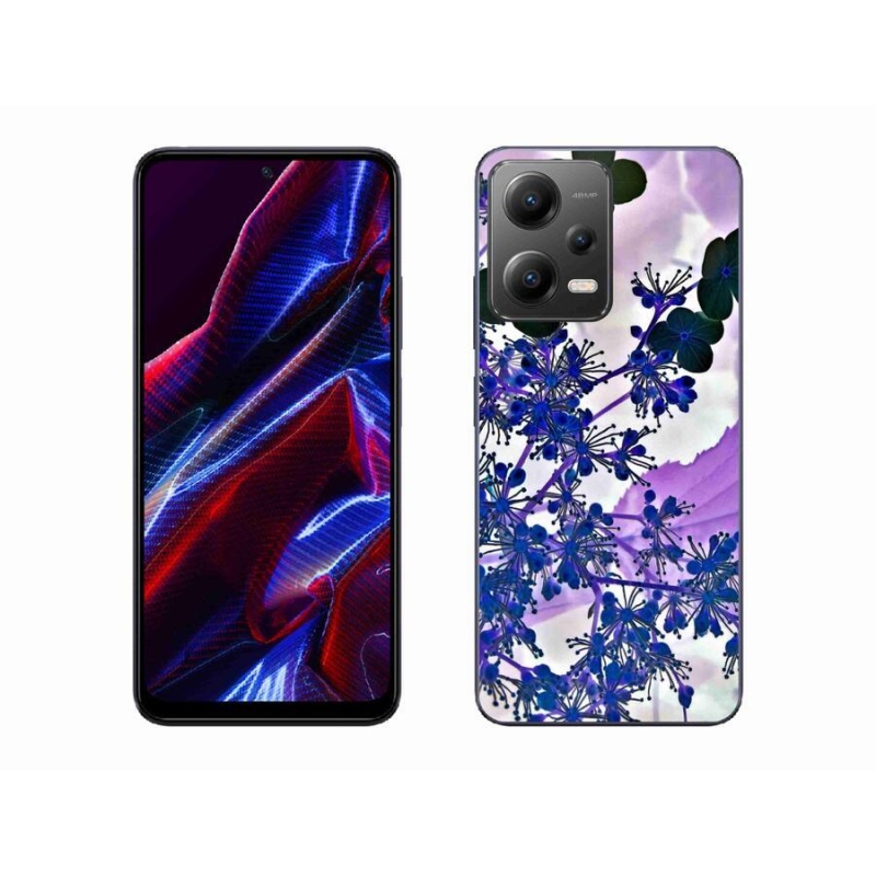 Gélový kryt mmCase na mobil Xiaomi Poco X5 5G - kvet hortenzie