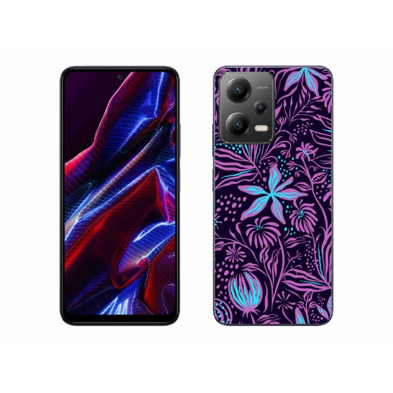 Gélový kryt mmCase na mobil Xiaomi Poco X5 5G - kvety 2