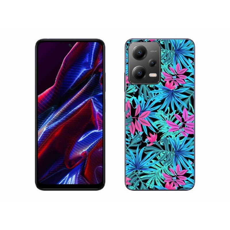 Gélový kryt mmCase na mobil Xiaomi Poco X5 5G - kvety 3