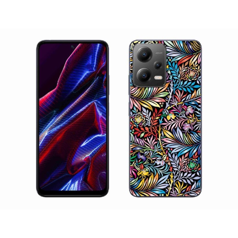 Gélový kryt mmCase na mobil Xiaomi Poco X5 5G - kvety 5