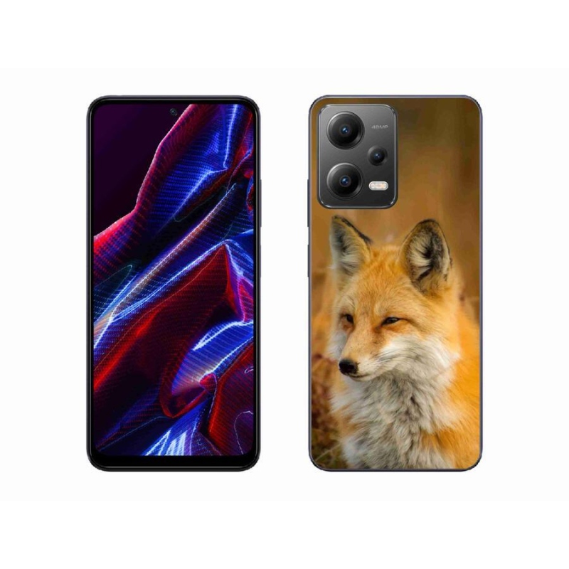 Gélový kryt mmCase na mobil Xiaomi Poco X5 5G - líška