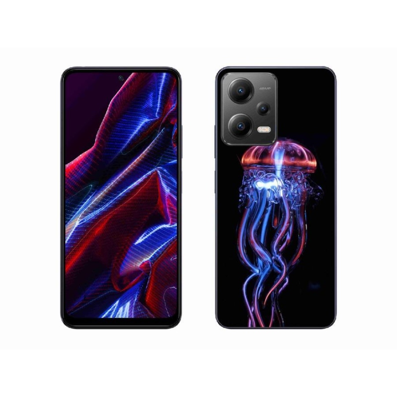 Gélový kryt mmCase na mobil Xiaomi Poco X5 5G - medúza