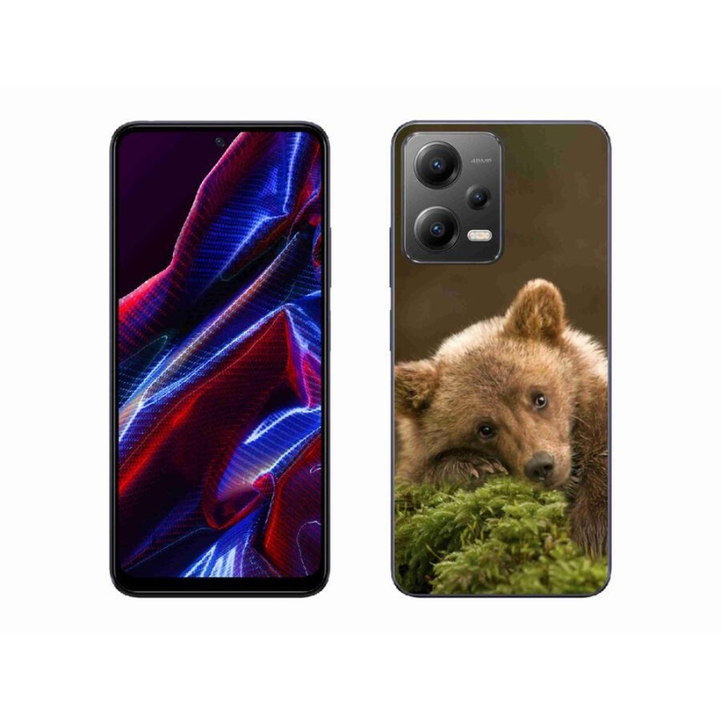 Gélový kryt mmCase na mobil Xiaomi Poco X5 5G - medveď