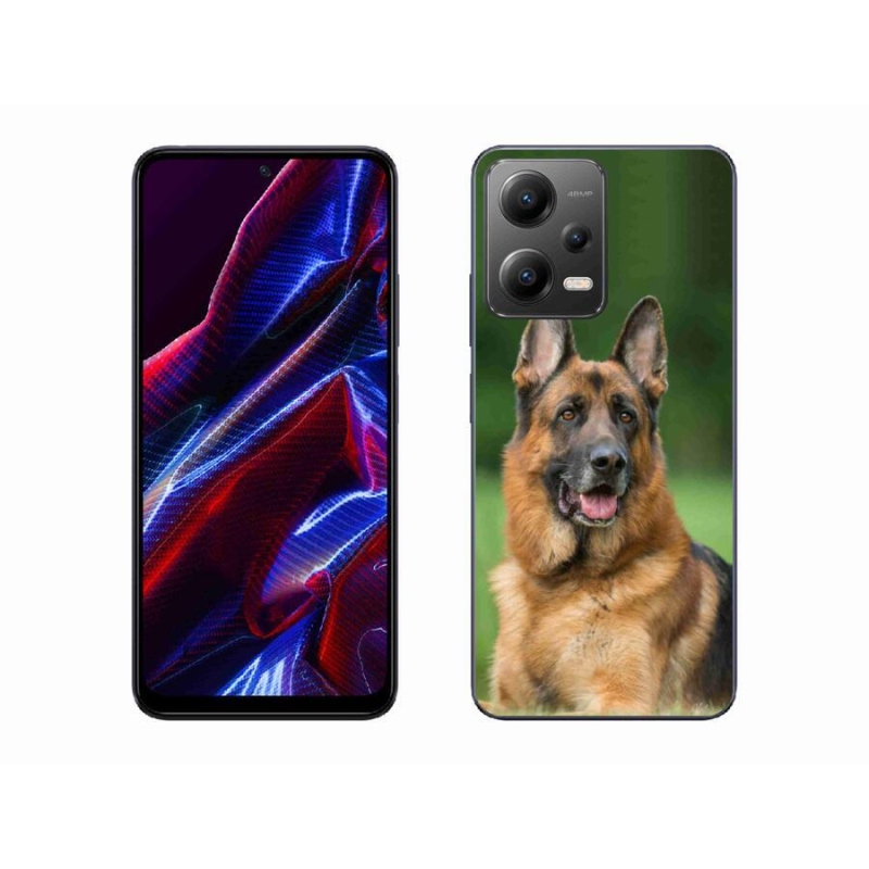 Gélový kryt mmCase na mobil Xiaomi Poco X5 5G - nemecký ovčiak