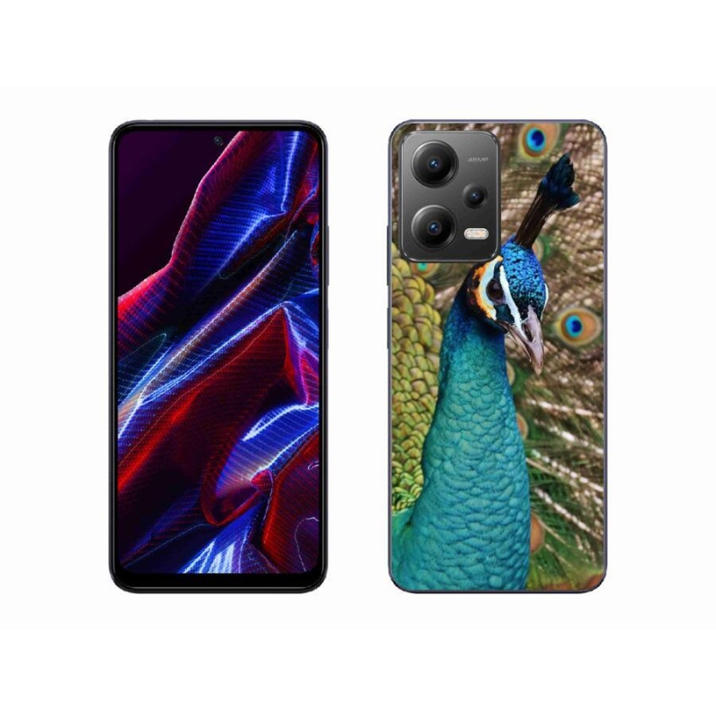 Gélový kryt mmCase na mobil Xiaomi Poco X5 5G - páv