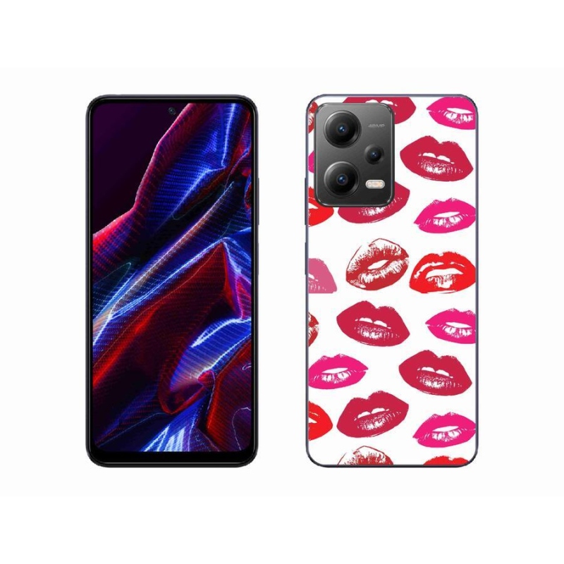 Gélový kryt mmCase na mobil Xiaomi Poco X5 5G - pery