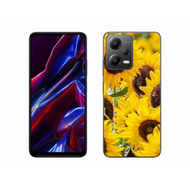 Gélový kryt mmCase na mobil Xiaomi Poco X5 5G - slnečnica