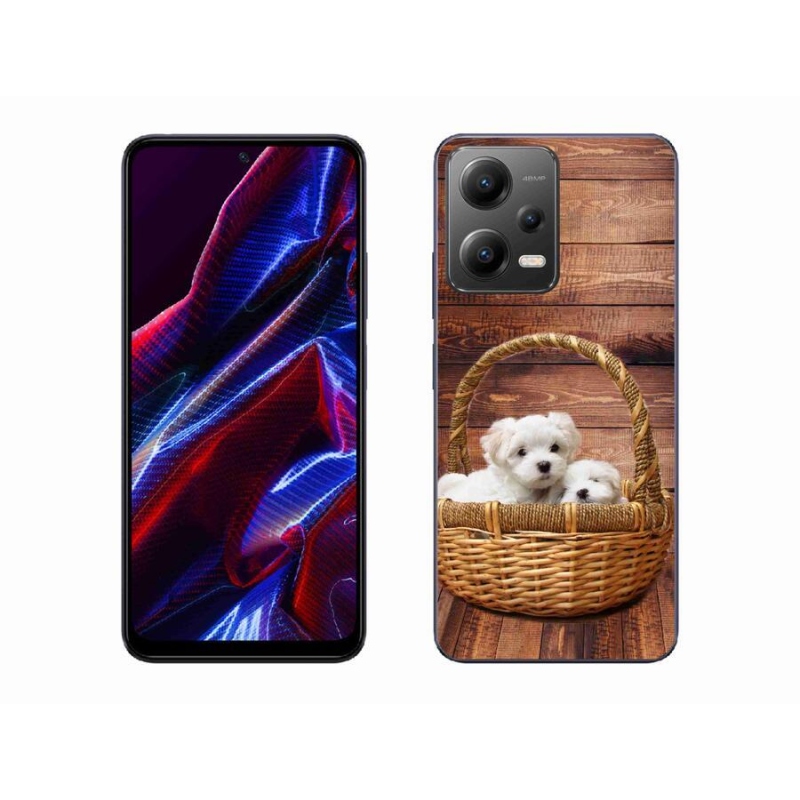 Gélový kryt mmCase na mobil Xiaomi Poco X5 5G - šteniatka