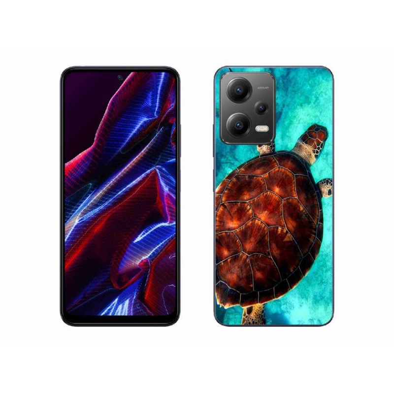 Gélový kryt mmCase na mobil Xiaomi Poco X5 5G - korytnačka