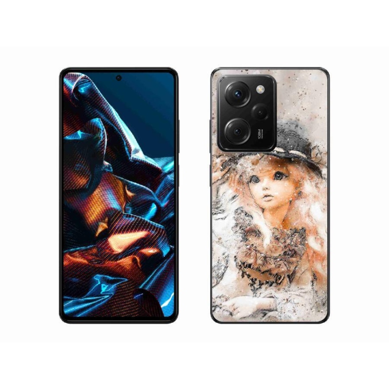 Gélový kryt mmCase na mobil Xiaomi Poco X5 Pro 5G - dievčatko s klobúkom