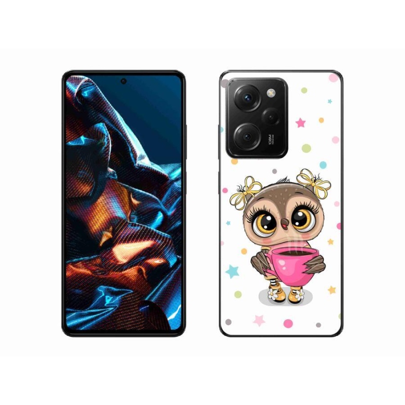 Gélový kryt mmCase na mobil Xiaomi Poco X5 Pro 5G - kreslená sovička