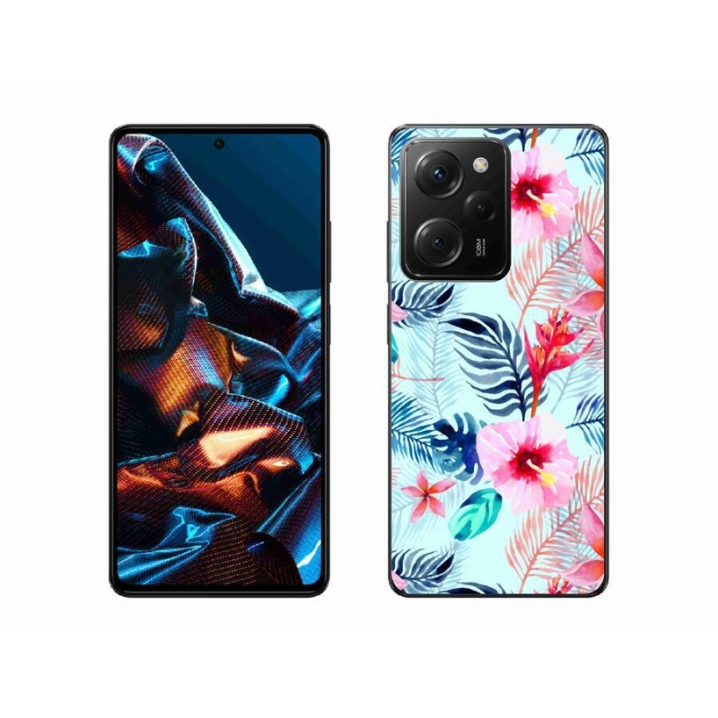 Gélový kryt mmCase na mobil Xiaomi Poco X5 Pro 5G - kvety