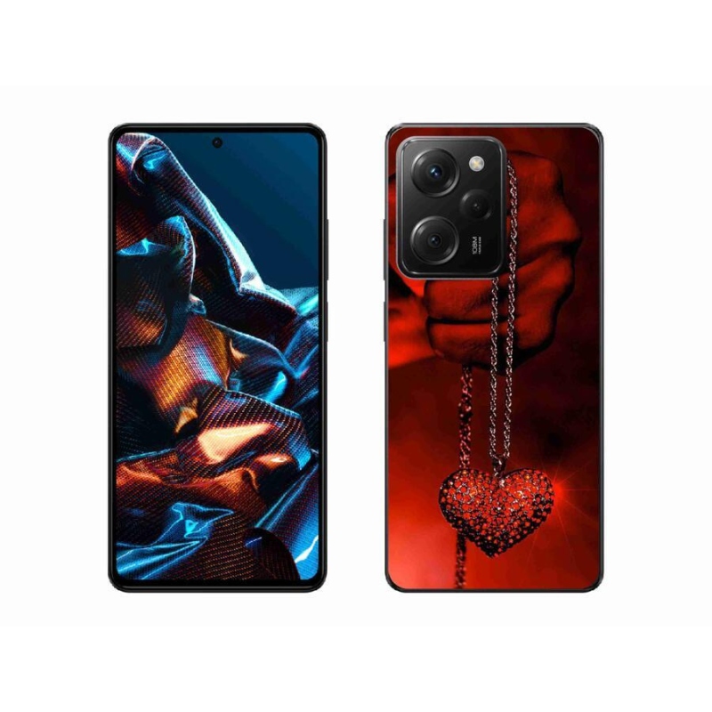 Gélový kryt mmCase na mobil Xiaomi Poco X5 Pro 5G - náhrdelník