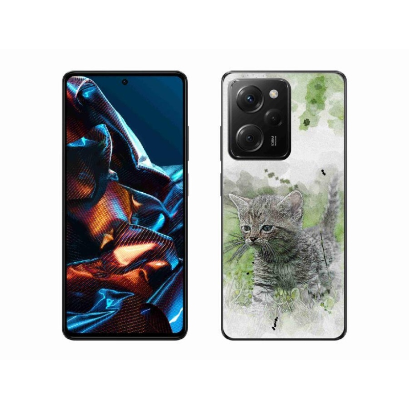 Gélový kryt mmCase na mobil Xiaomi Poco X5 Pro 5G - roztomilé mačiatko 1