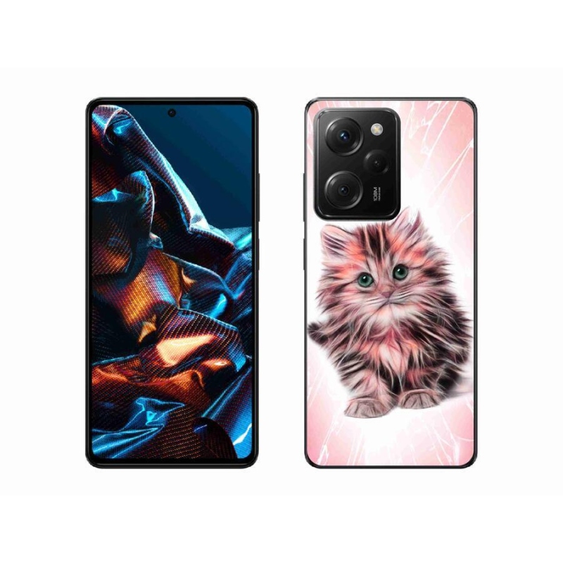 Gélový kryt mmCase na mobil Xiaomi Poco X5 Pro 5G - roztomilé mačiatko