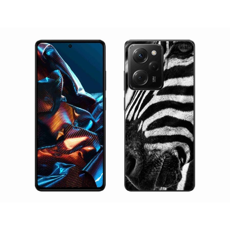 Gélový kryt mmCase na mobil Xiaomi Poco X5 Pro 5G - zebra