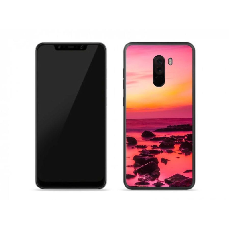 Gélový kryt mmCase na mobil Xiaomi Pocophone F1 - more a žiara