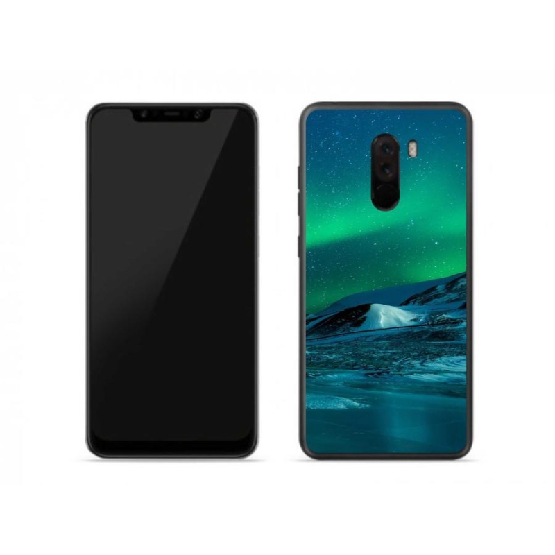 Gélový kryt mmCase na mobil Xiaomi Pocophone F1 - polárna žiara