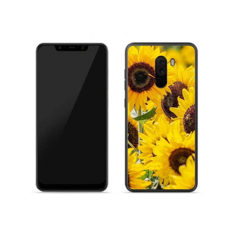 Gélový kryt mmCase na mobil Xiaomi Pocophone F1 - slnečnica