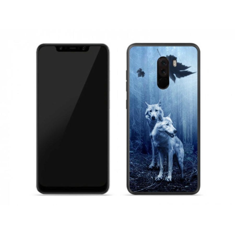 Gélový kryt mmCase na mobil Xiaomi Pocophone F1 - vlci v lese