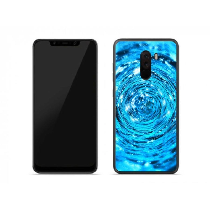 Gélový kryt mmCase na mobil Xiaomi Pocophone F1 - vodný vír