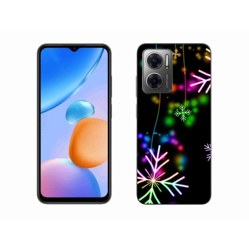 Gélový kryt mmCase na mobil Xiaomi Redmi 10 5G - farebné vločky