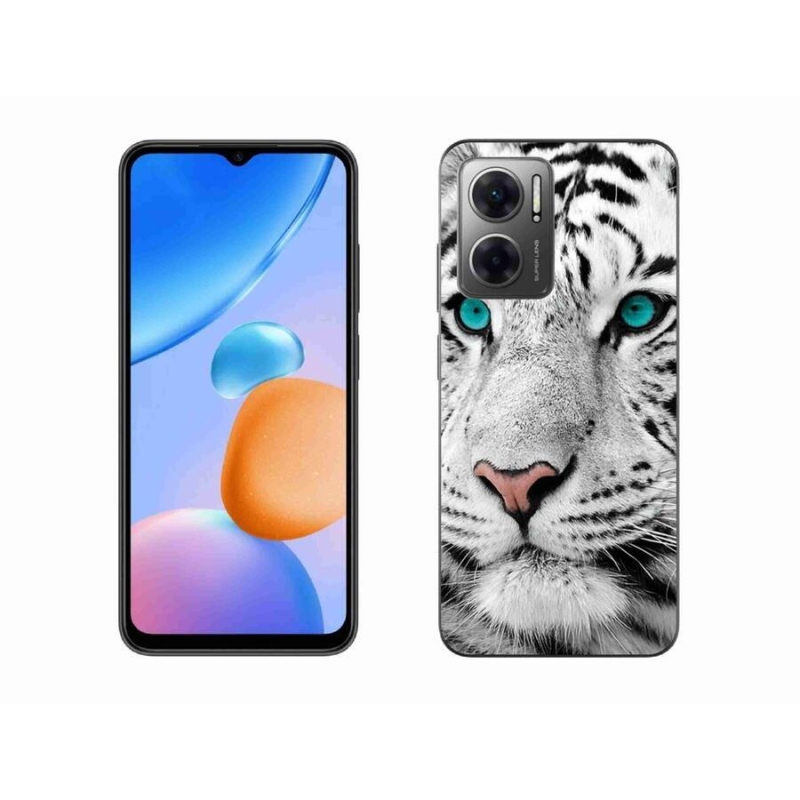 Gélový kryt mmCase na mobil Xiaomi Redmi 10 5G - biely tiger