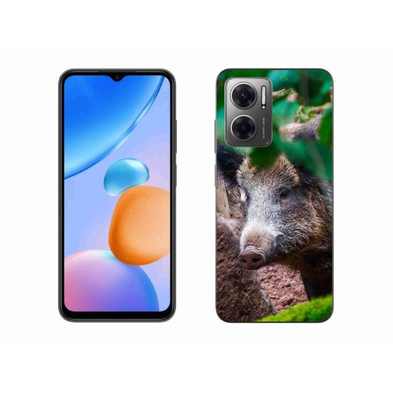 Gélový kryt mmCase na mobil Xiaomi Redmi 10 5G - divoké prasa