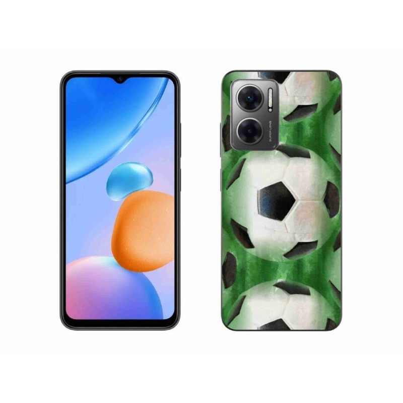 Gélový kryt mmCase na mobil Xiaomi Redmi 10 5G - futbalová lopta